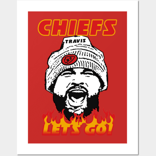 Travis Kelce Posters and Art